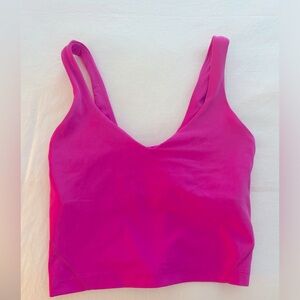 Sonic pink Lululemon Align tank size 0